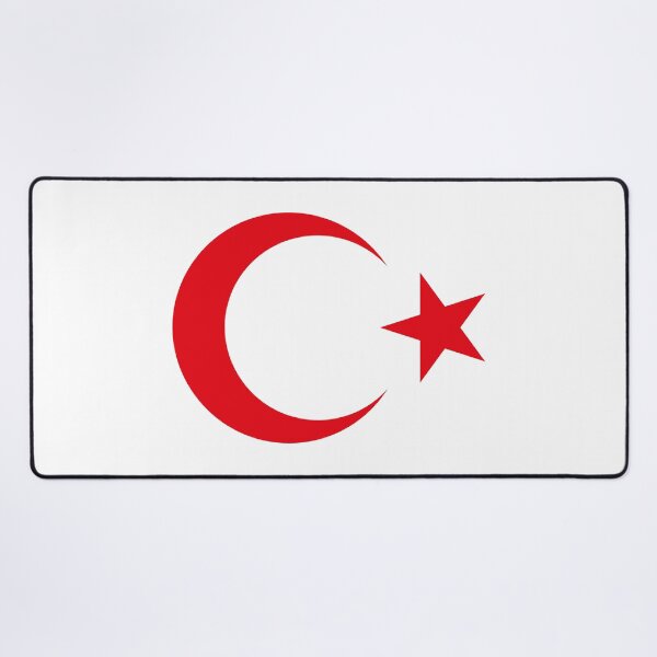 Item preview, Turkey Flag Crescent Star (Türkiye Bayrak / Red) designed and sold by MrFaulbaum.