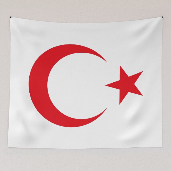 Item preview, Turkey Flag Crescent Star (Türkiye Bayrak / Red) designed and sold by MrFaulbaum.