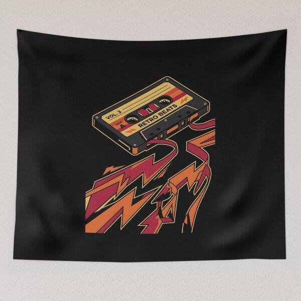 Item preview, Retro 1980s Cassette Tape Vintage Audio Graphic designed and sold by EKHOAISTORE.