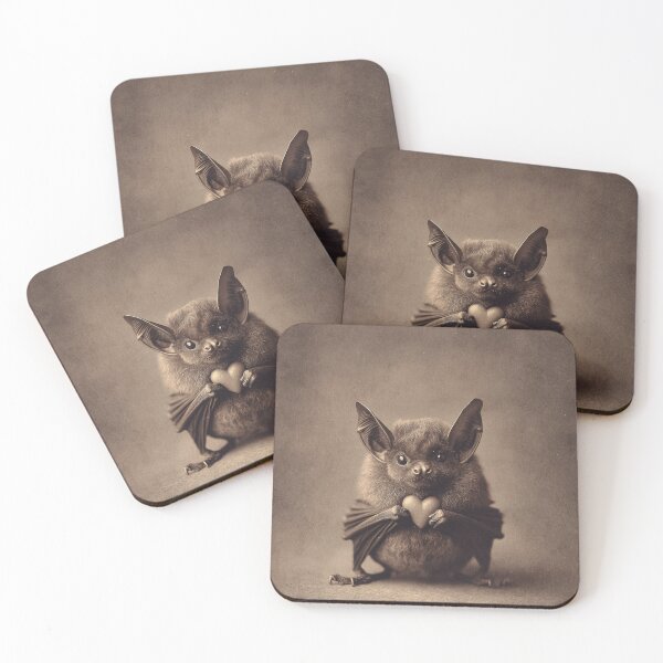 Item preview, Baby Bat Holding Heart designed and sold by SpecInkStudio.