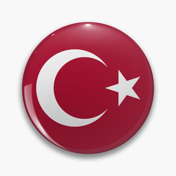 Item preview, Turkey Flag Crescent Star (Türkiye Bayrak / White) designed and sold by MrFaulbaum.