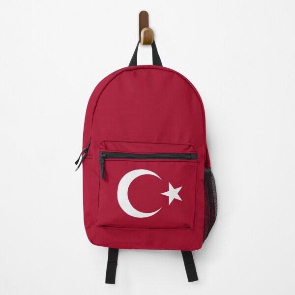 Item preview, Turkey Flag Crescent Star (Türkiye Bayrak / White) designed and sold by MrFaulbaum.