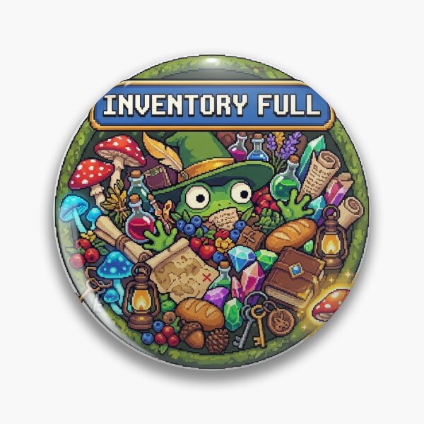Item preview, Inventory Full Frog Merchant Sticker designed and sold by CottagePixelCo.