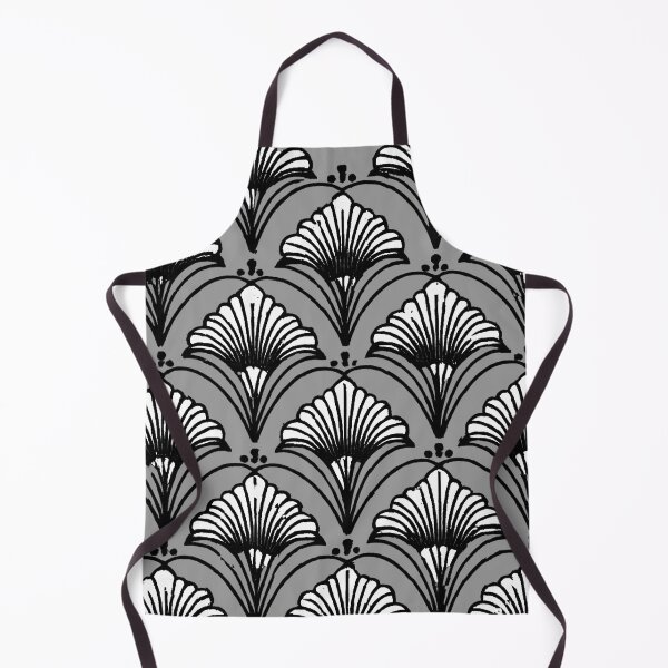 Item preview, Black Art Deco Fan Pattern designed and sold by FilBlue.