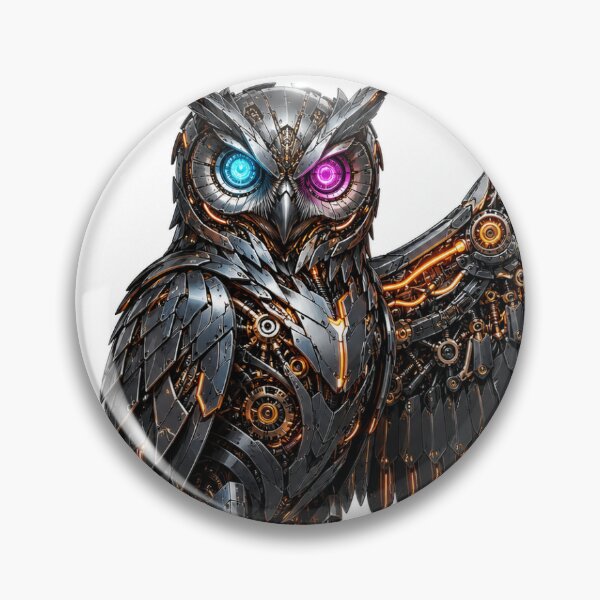 Item preview, Cybernetic Owl designed and sold by Neo Tokio.