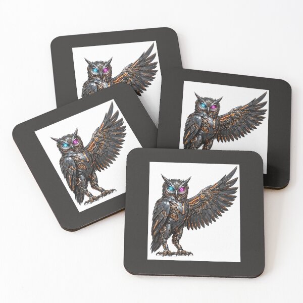 Item preview, Cybernetic Owl designed and sold by Neo Tokio.