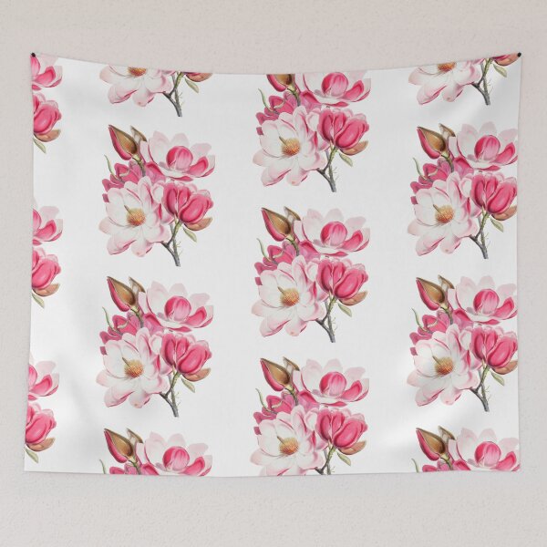 Item preview, Aesthetic Pink Vintage Flowers Illustration  designed and sold by LunaVales.