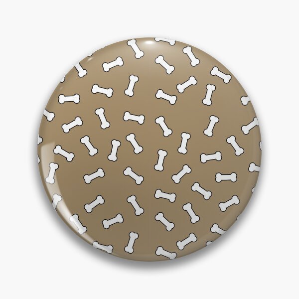 Item preview, Dog Bones Brown and White Pattern designed and sold by CreativeTwins.