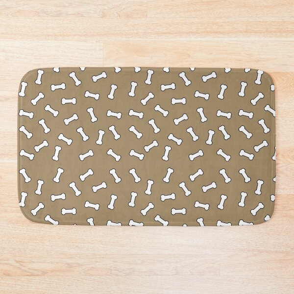 Item preview, Dog Bones Brown and White Pattern designed and sold by CreativeTwins.
