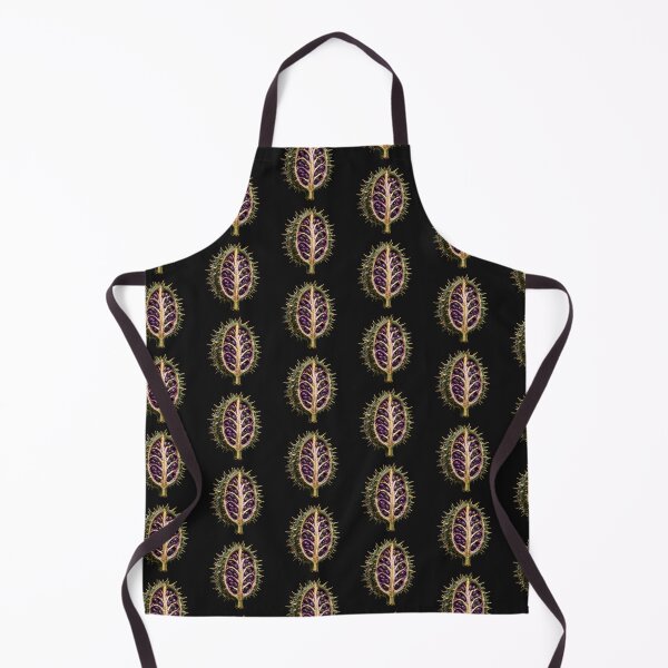 Item preview, Dark Botanical Anatomy Golden Datura Pod designed and sold by MarVan-Prints.