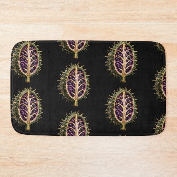 Item preview, Dark Botanical Anatomy Golden Datura Pod designed and sold by MarVan-Prints.