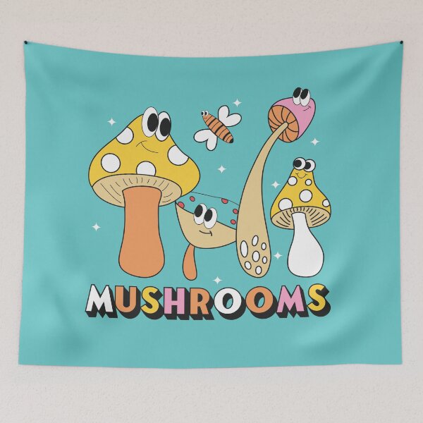 Item preview, Cute Cartoon Mushroom Forest Friends designed and sold by graphicnew.