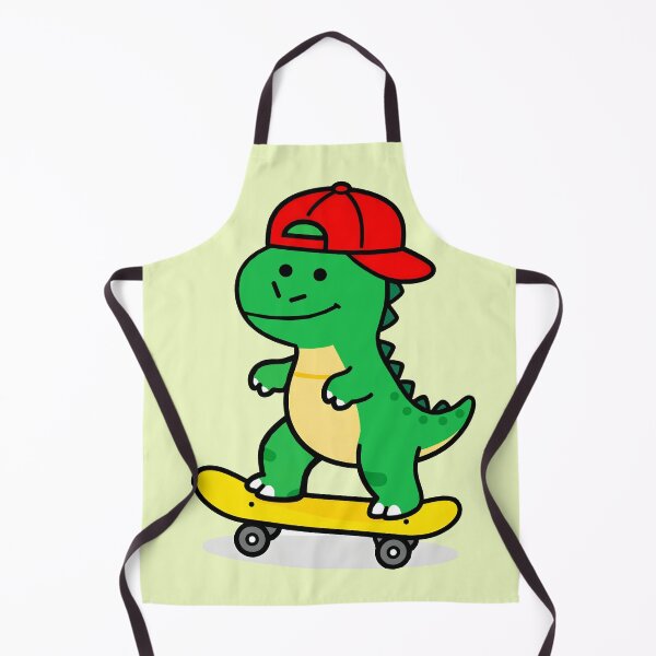Item preview, Cute T-Rex Dinosaur on Skateboard | Kawaii Dino Skater Boy designed and sold by Felia001.