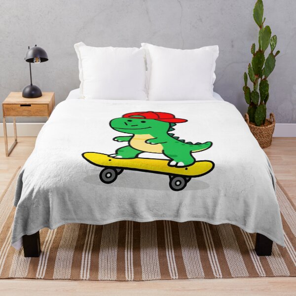 Item preview, Cute T-Rex Dinosaur on Skateboard | Kawaii Dino Skater Boy designed and sold by Felia001.