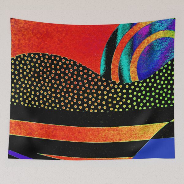 Item preview, Colorful Waves (Abstract) designed and sold by lyartgallery.