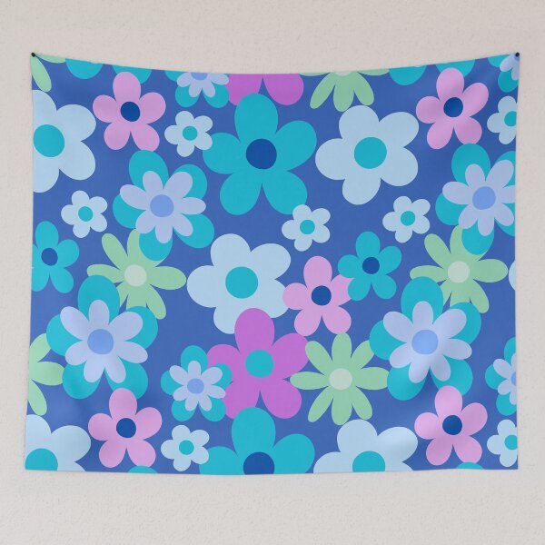 Item preview, Retro vintage daisy pattern designed and sold by BritishDelights.