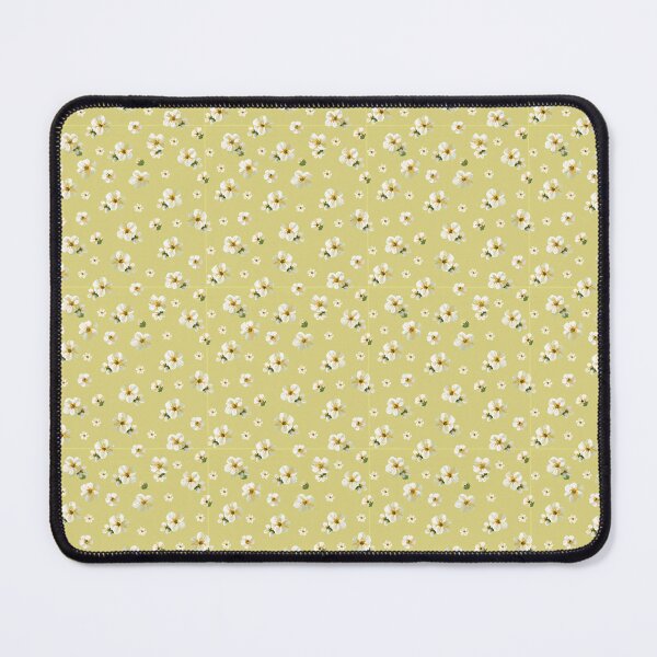 Item preview, White Floral Sprig On Sage Green Background Pattern designed and sold by igraphixart.