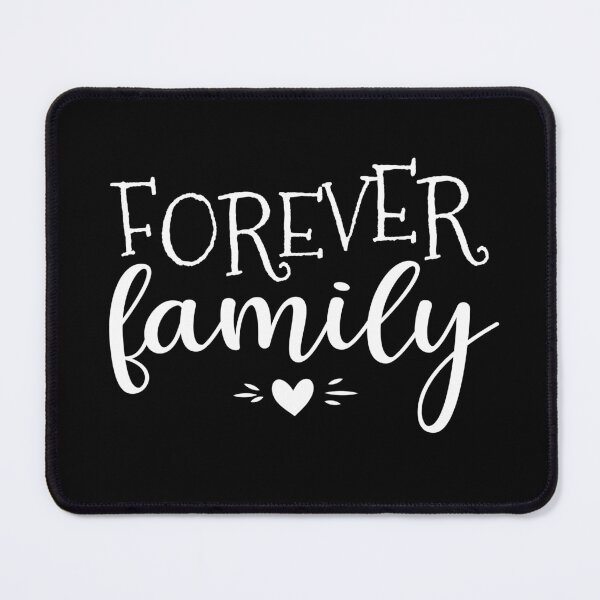 Item preview, Forever Family Typography Quote designed and sold by teeperfect.