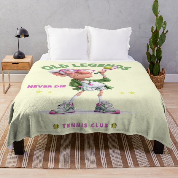 Item preview, Old Legends Never Die – Senior Tennis Player designed and sold by AngryToro.