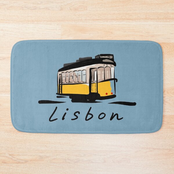 Item preview, Lisbon Tram – Chiado Portugal Travel Illustration designed and sold by Covo Studio.
