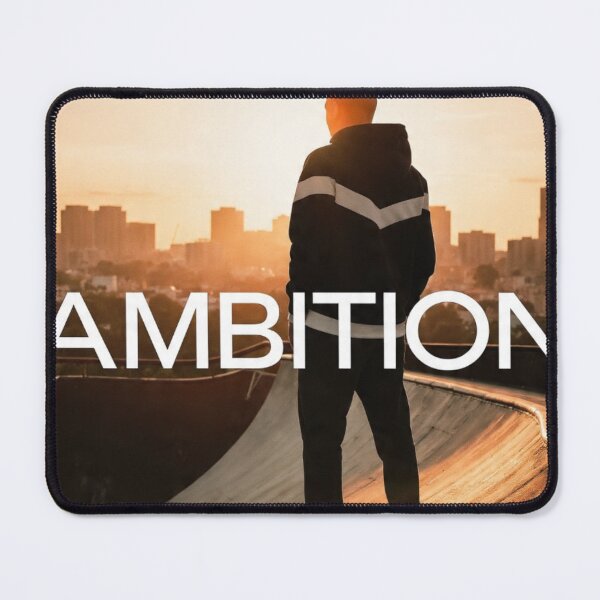 Item preview, Ambition Motivational Poster - Skateboard City Sunset Hustle Mindset Success Dream designed and sold by RAMHEARTS.