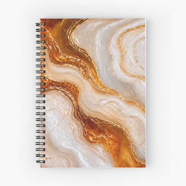 Item preview, Amber Luxe Marble – Elegant Geode Fluid Art designed and sold by annenambiro.