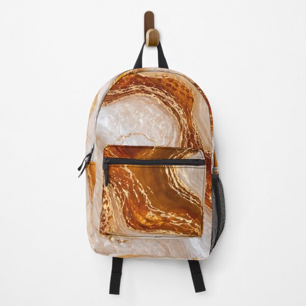 Item preview, Amber Luxe Marble – Elegant Geode Fluid Art designed and sold by annenambiro.