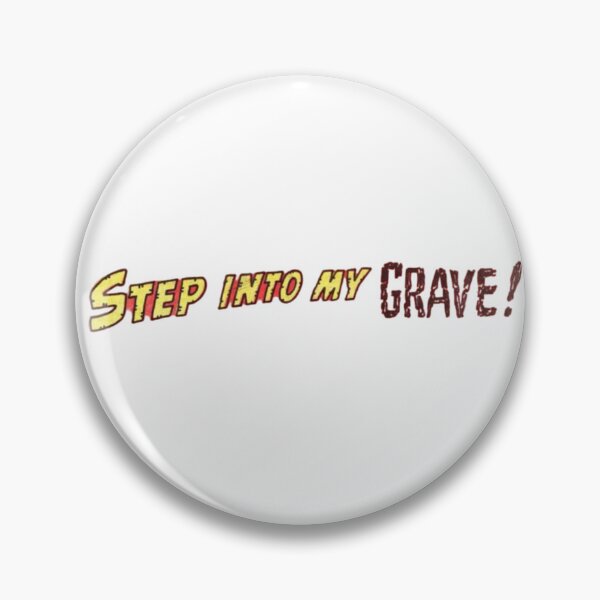 Item preview, Vintage Step Into My Grave Retro Horror Comic Pulp Title Header designed and sold by ChiaraBoutiqueArte.