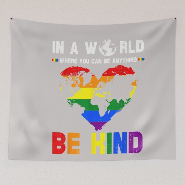 Item preview, Be Kind Rainbow Flag LGBTQ Pride Kindness Men Women Kids designed and sold by MabelWells.