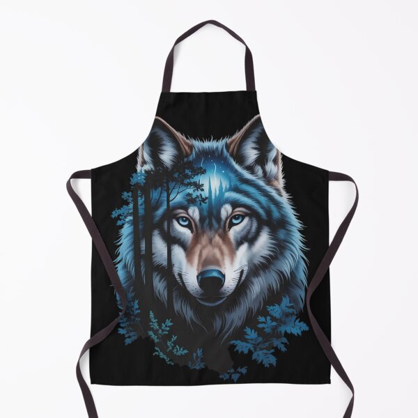Item preview, A captivating digital illustration of a wolf designed and sold by zuczekgti.