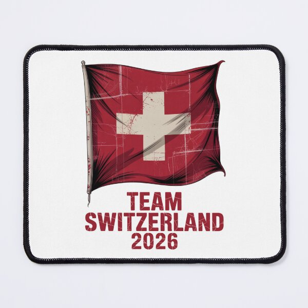 Item preview, Team Switzerland 2026 Fan Flag T-Shirt V3 designed and sold by DBWStudios.