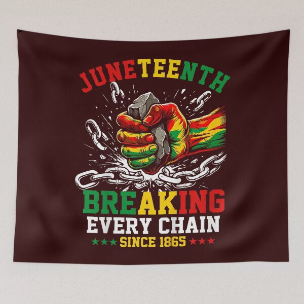 Item preview, Breaking Every Chain Since 1865 Juneteenth Freedom designed and sold by FridaBrandy.