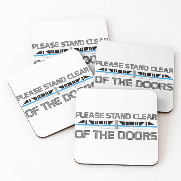 Item preview, Please Stand Clear of the Doors Monorail Blue designed and sold by Tnsamhooker.