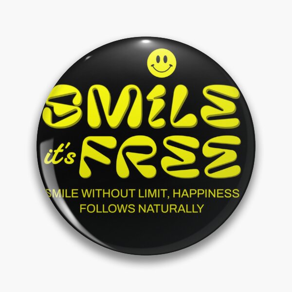 Item preview, Smile Its Free Retro Y2K Acid Typography Positive Quote designed and sold by VantaStudios05.