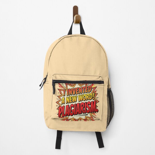 Item preview, I Invented A New Word Plagiarism Funny Nerd Joke Retro Comic Typography Gift For Teachers Writers And Students designed and sold by Im-Ara.