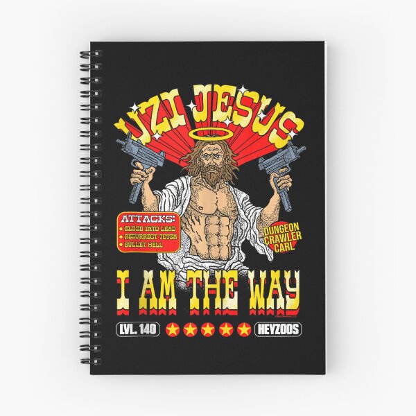Item preview, Uzi Jesus Fantasy Poster Design Today Graphic Art designed and sold by DanielFeldtART.
