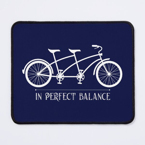 Item preview, Tandem Bike In Perfect Balance designed and sold by CreativeTwins.