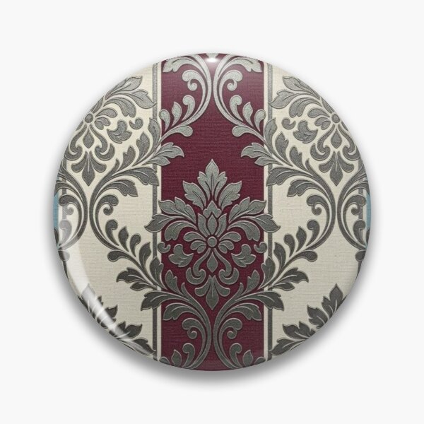 Item preview, Sky Blue, Cream & Burgundy Striped Damask designed and sold by DesignsByPrnces.