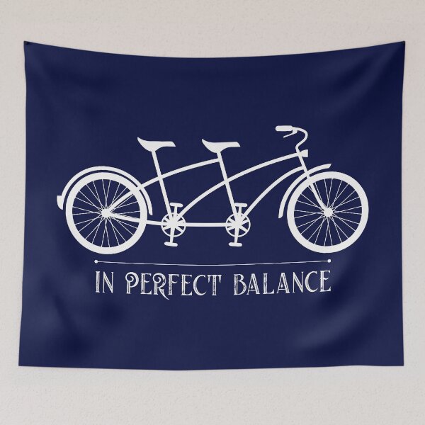 Item preview, Tandem Bike In Perfect Balance designed and sold by CreativeTwins.
