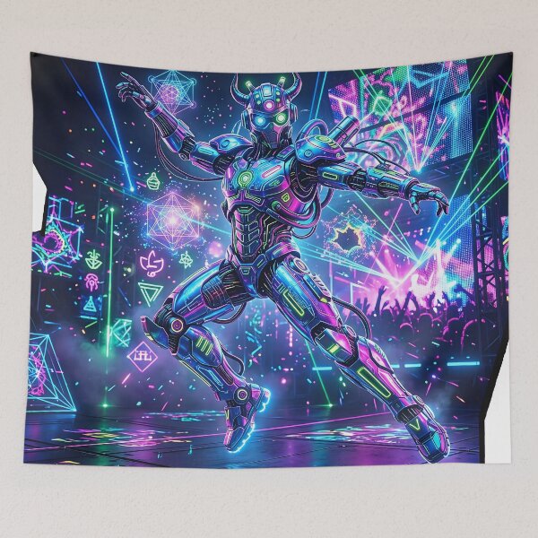 Item preview, Cyber Goa Robot – Neon Rave Machine designed and sold by RH Design Lab.