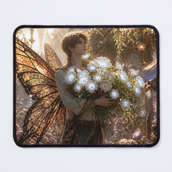 Item preview, Moonflower Fairy Gardener designed and sold by sigmaartstudio.