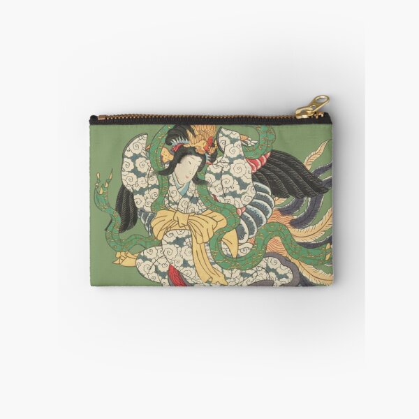 Item preview, Celestial Spirit – Modern Ukiyo-e / Sage Green Edition designed and sold by Black Swallow.