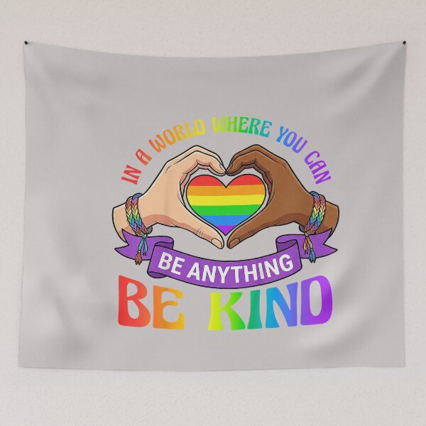 Item preview, Be Kind Rainbow Gay Ally Pride LGBT Equality Men Women Kids designed and sold by MabelWells.