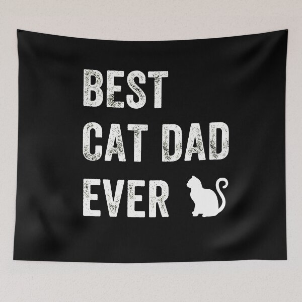 Item preview, Best Cat Dad Ever Distressed Text designed and sold by StranHabesre51.