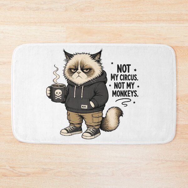 Item preview, Grumpy Cat Coffee Mood designed and sold by Krincydigitalart.
