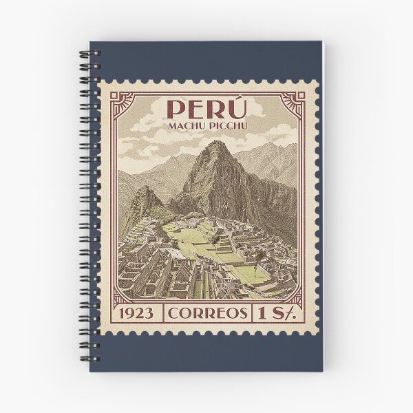 Item preview, Vintage Peru Machu Picchu Travel Stamp Art designed and sold by d247.