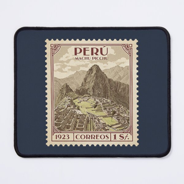 Item preview, Vintage Peru Machu Picchu Travel Stamp Art designed and sold by d247.
