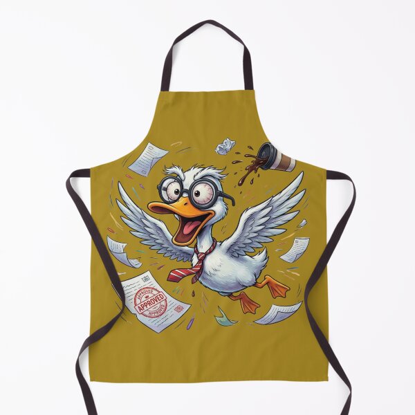 Item preview, Chaos Duck in the Office – Flying Overthinker designed and sold by design-rebell.