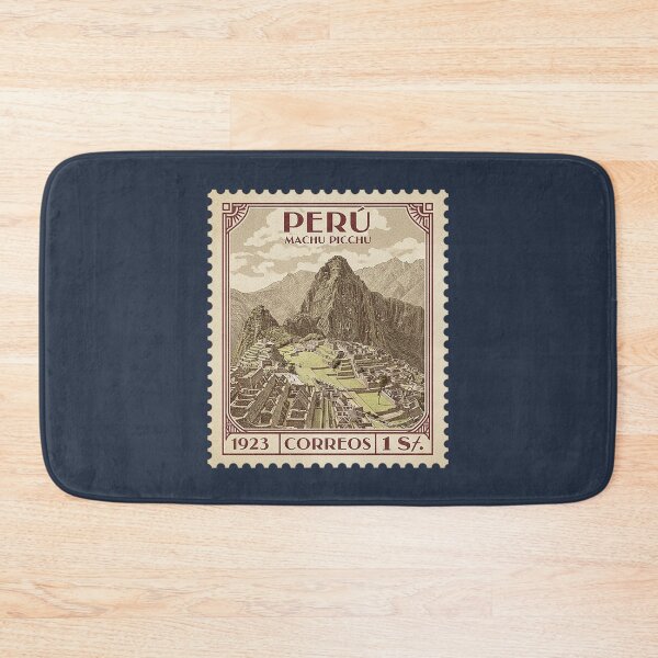 Item preview, Vintage Peru Machu Picchu Travel Stamp Art designed and sold by d247.