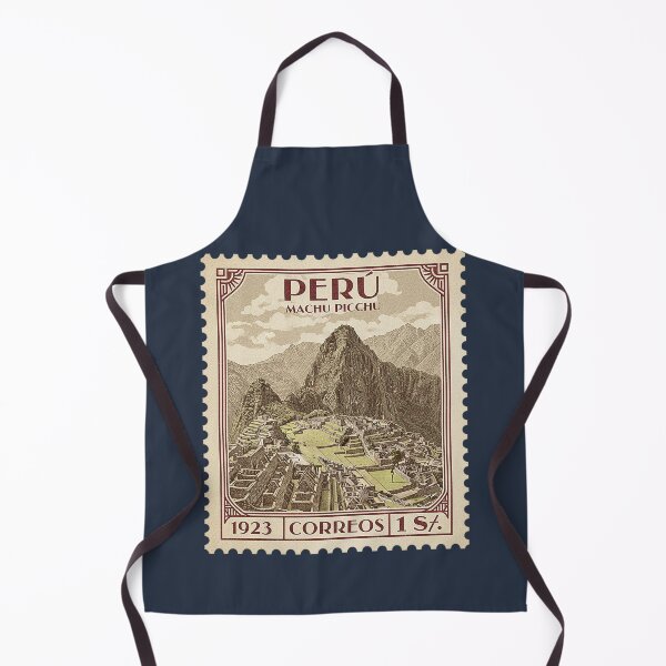 Item preview, Vintage Peru Machu Picchu Travel Stamp Art designed and sold by d247.